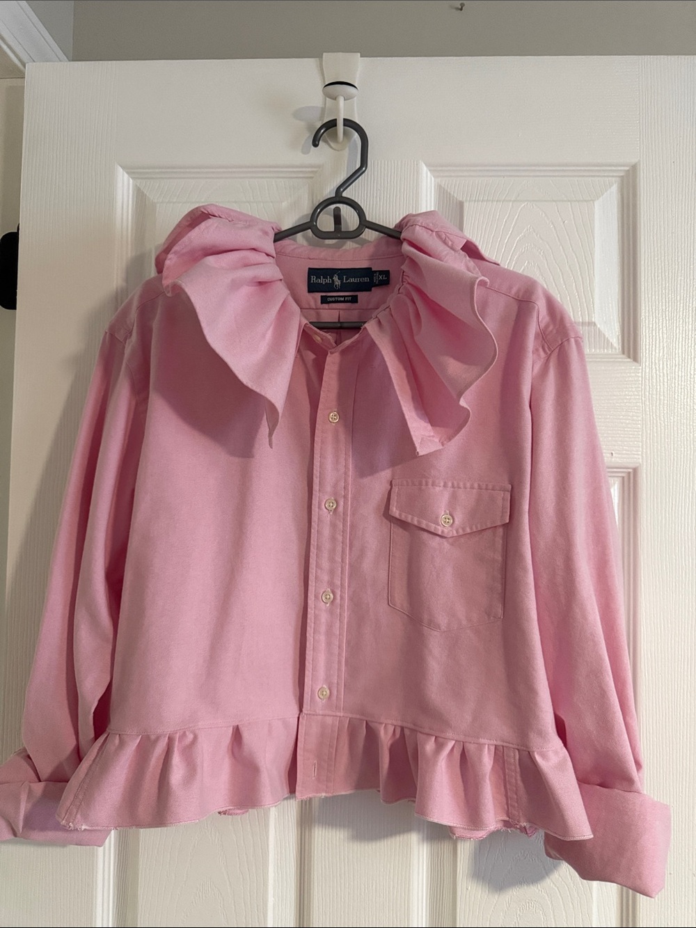 Men’s Repurposed Ruffle Button-Front Top - Ralph Lauren - Picture 5 of 6
